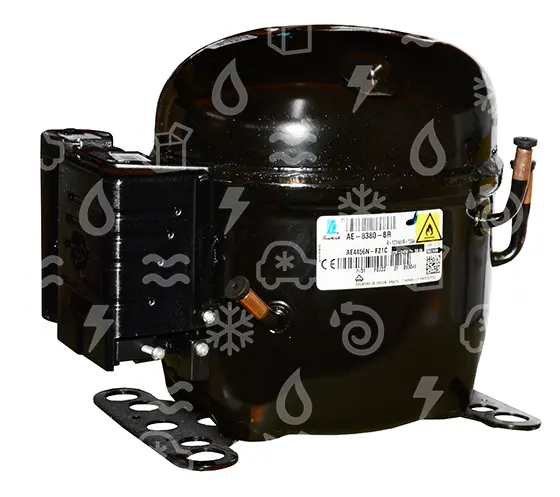 kompresor Tecumseh AE4456N, HBP - R134a, 220 - 240V, 50 Hz, 1 fáze, náhrada za 32 CAJ4452Y
